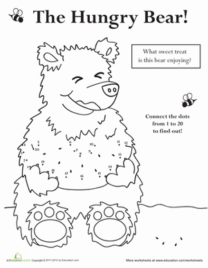 Dot to Dot Bear
