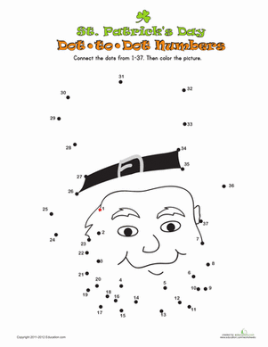 Leprechaun Dot to Dot