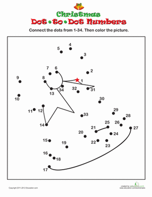 Christmas Dot-to-Dot 1