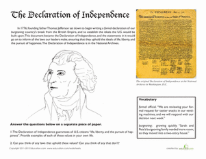 Learn About the Declaration of Independence