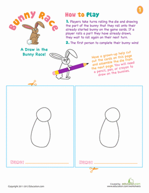 Race to Draw the Bunny!