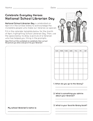 National School Librarian Day