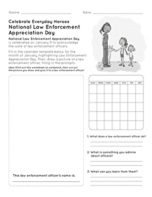 Celebrate! National Law Enforcement Appreciation Day