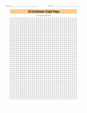 0.5 Centimeter Graph Paper