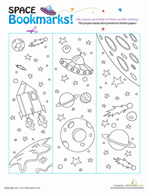 Color Bookmarks from Space!