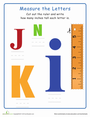 Measure the Letters!