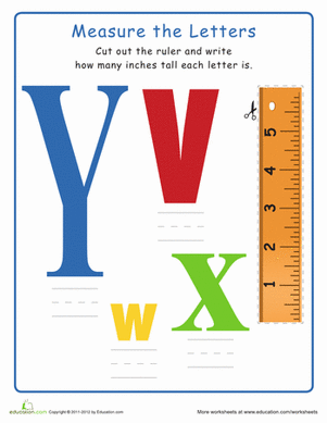 Measure Letters!