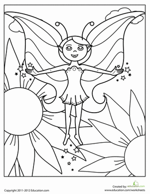 Color the Magic Star Fairy