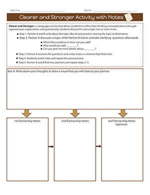 Clearer and Stronger Activity with Notes