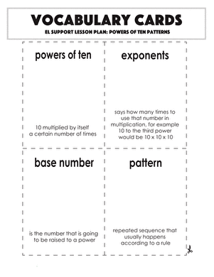 词汇卡:十种模式的幂