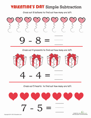 情人节简单的减法