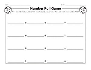 Number Roll Game