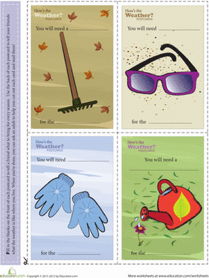 Send a Postcard: Weather Watch