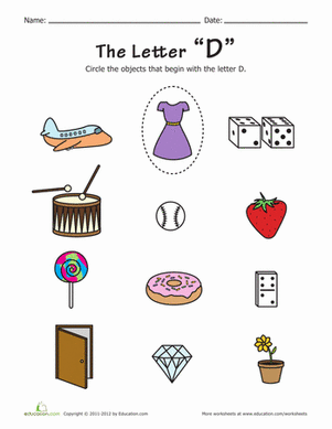 What's that Start With? D!