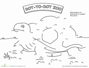 Dot to Dot Zoo: 6's