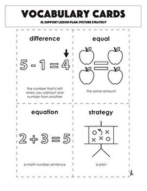 Vocabulary Cards: Picture Strategy