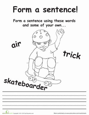 Skateboarding Sentences!