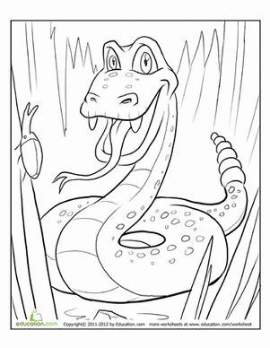 Color the Slithering Serpent