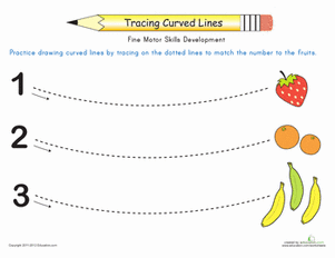 Match the Numbers with the Fruits