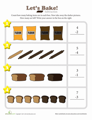 Let's Bake! Subtraction