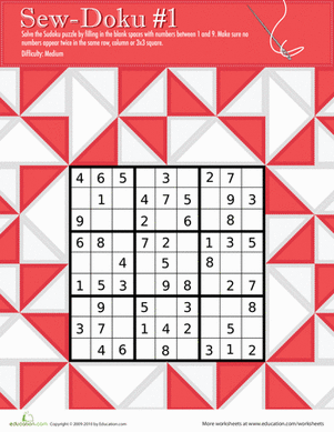 Play Some Sew-Doku!