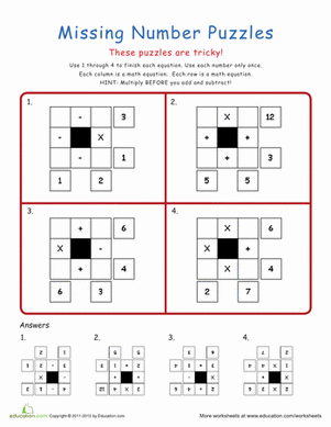 Tricky Math Puzzles
