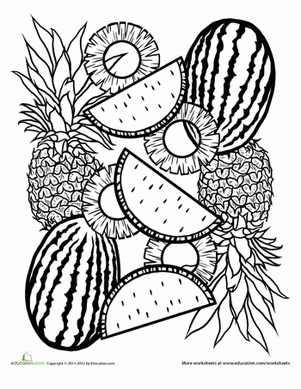 Tropical Fruit Mandala