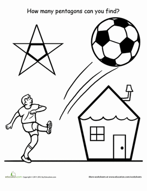 Find the Shapes: Pentagons