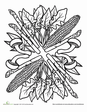 Corn and Mushroom Mandala