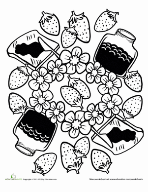 Jammin Strawberry Jam Mandala
