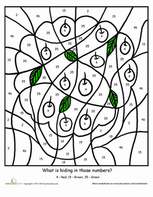 Color By Number: Tree