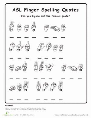 Sign Language Quotations