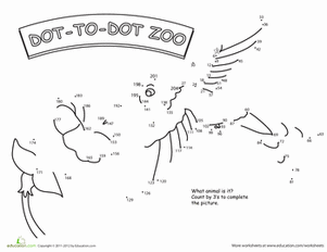 Hummingbird Dot-to-Dot