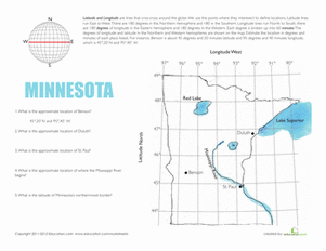 Latitude and Longitude: Minnesota