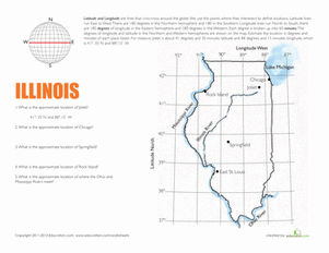 Latitude and Longitude: Illinois