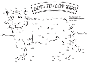 Tiger Dot-to-Dot