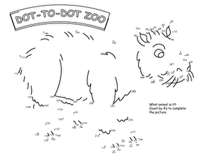 Capybara Dot-to-Dot