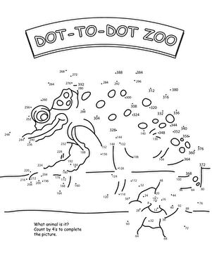 Chameleon Dot-to-Dot