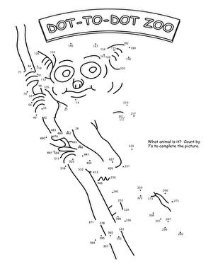 Tarsier Dot-to-Dot