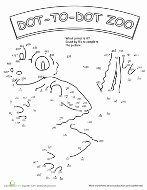 Tree Frog Dot-to-Dot