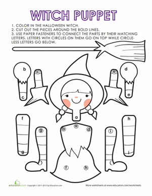 Paper Puppet: Witch