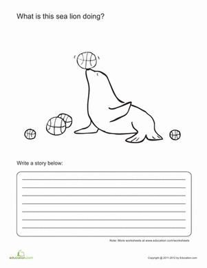 Sea Lion Story Starter