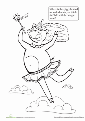 Piggie Princess Story Starter