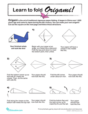 Origami Whale