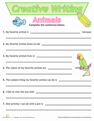 Sentence Writing: Animals