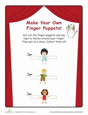 Mini People Finger Puppets