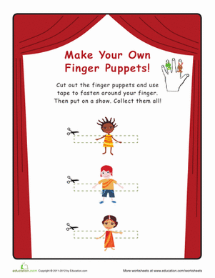 Kids Finger Puppets