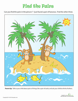 Find the Pairs: Monkeys