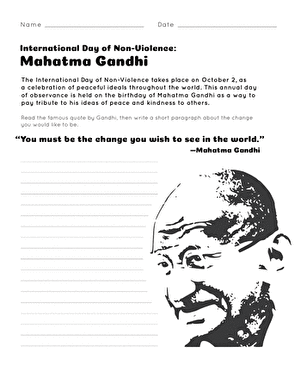 International Day of Non-Violence