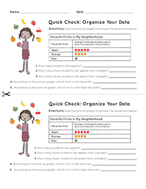  Quick Check: Organize Your Data